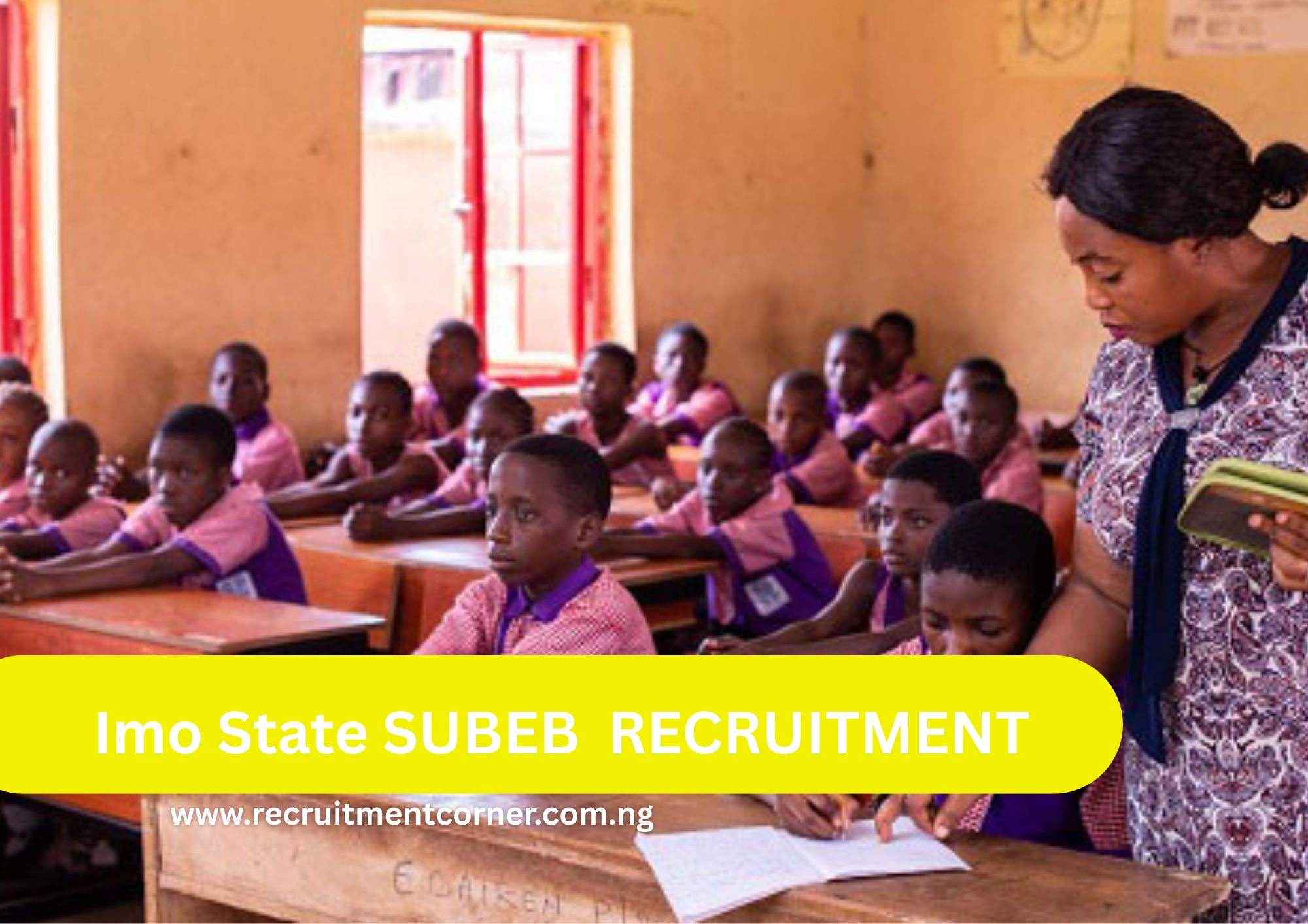Imo State SUBEB Recruitment 2025/2026 Application Form Portal