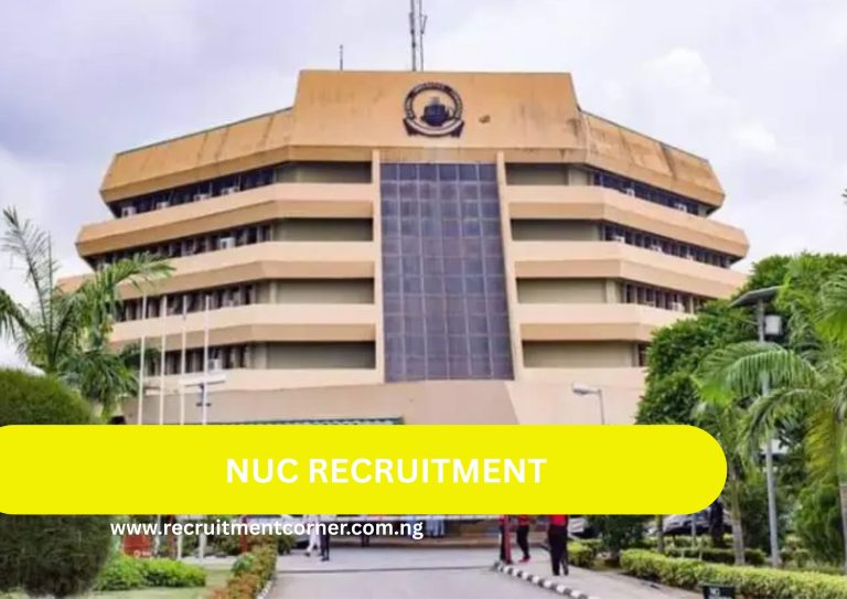 NUC Recruitment 2025/2026 | National Universities Commission Application Form Portal