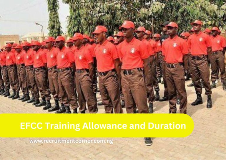 EFCC Training Allowance and Duration 2025 | Salary Structure