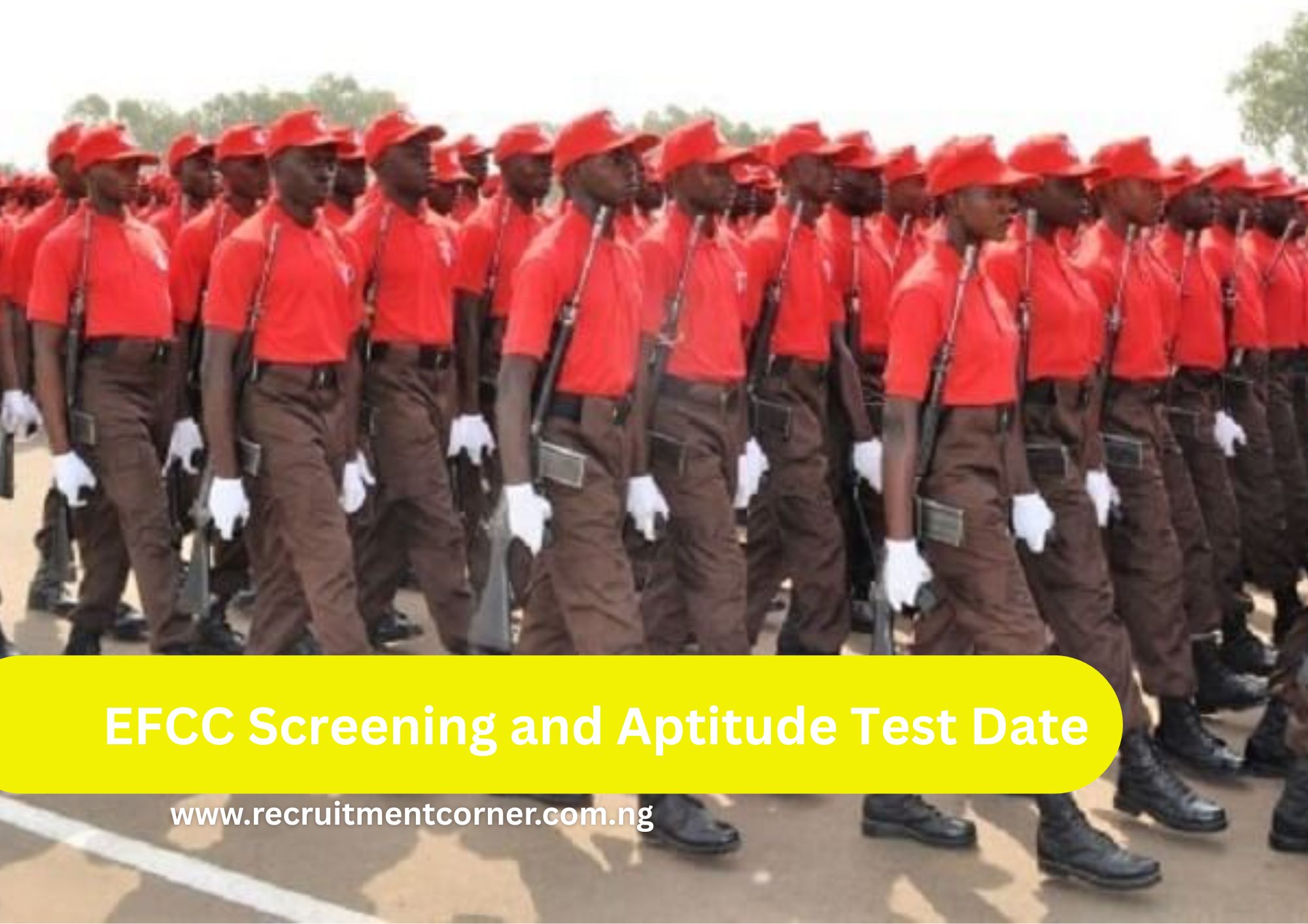 EFCC Screening Date 2025 | Aptitude Test & Requirements