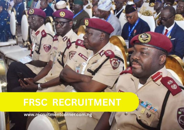 FRSC Recruitment 2025/2026 Application Form Portal | Requirements, How to Apply
