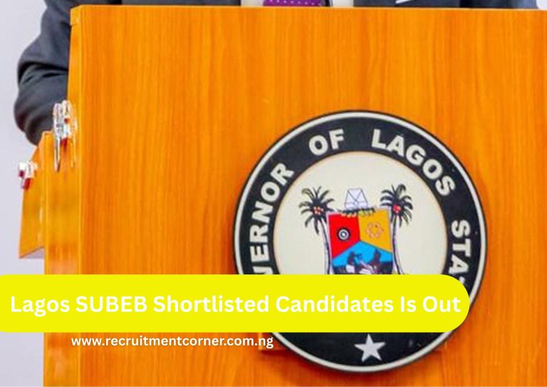 Lagos SUBEB Shortlisted Candidates 2025 Is Out | PDF Final List