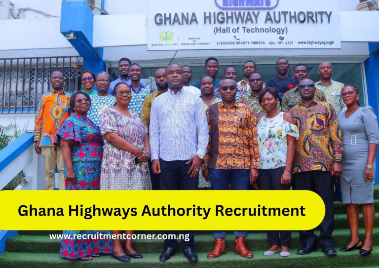 Ghana Highways Authority Recruitment 2025/2026 Application Form