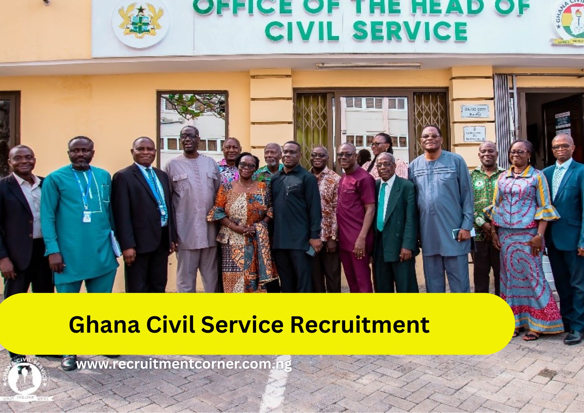 Ghana Civil Service Recruitment 2025/2026 Application Portal