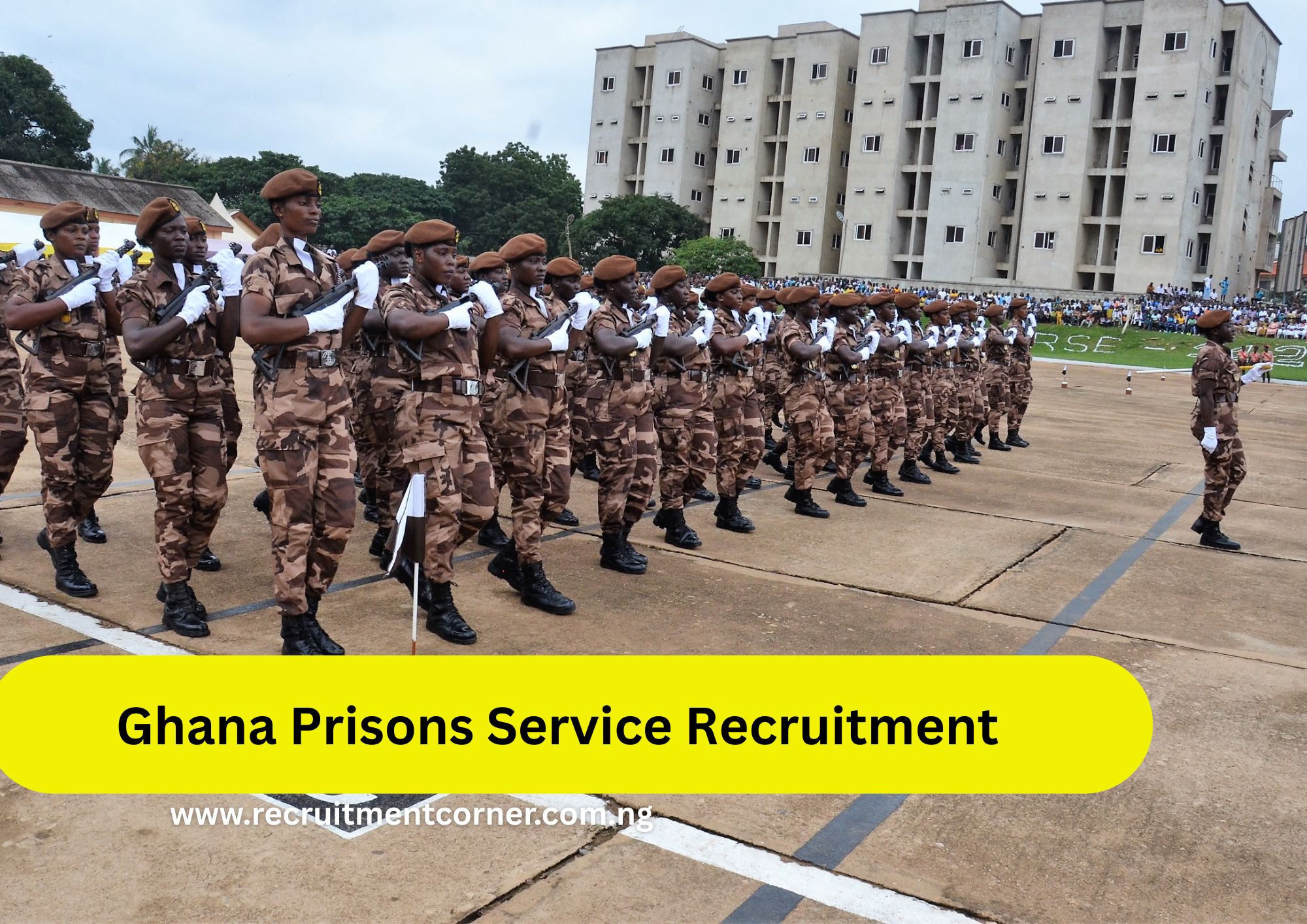 Ghana Prisons Service Recruitment 2025/2026 Application Form Portal
