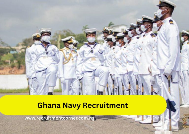 Ghana Navy Recruitment 2025/2026 Application Form Portal