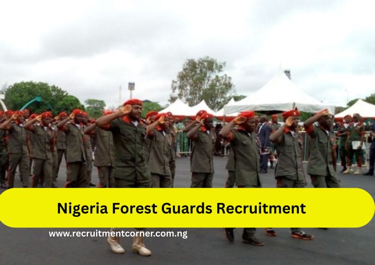 Nigeria Forest Guards Recruitment 2025/2026 Portal | Apply Now