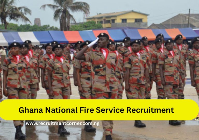 Ghana National Fire Service Recruitment 2025/2026 Application Portal