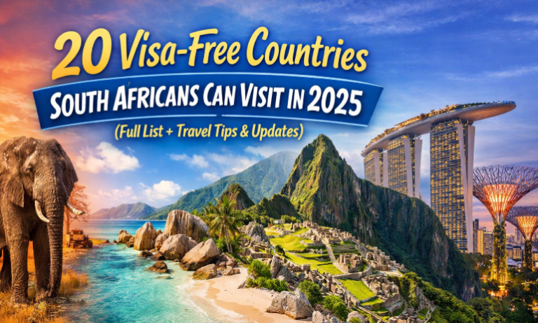 20 Visa-Free Countries South Africans Can Visit in 2025 (Full List + Travel Tips & Updates)